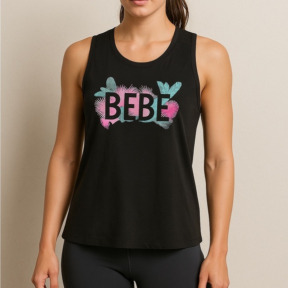 BEBE Sport tank, mesh back, size XL - Picture 1 of 8